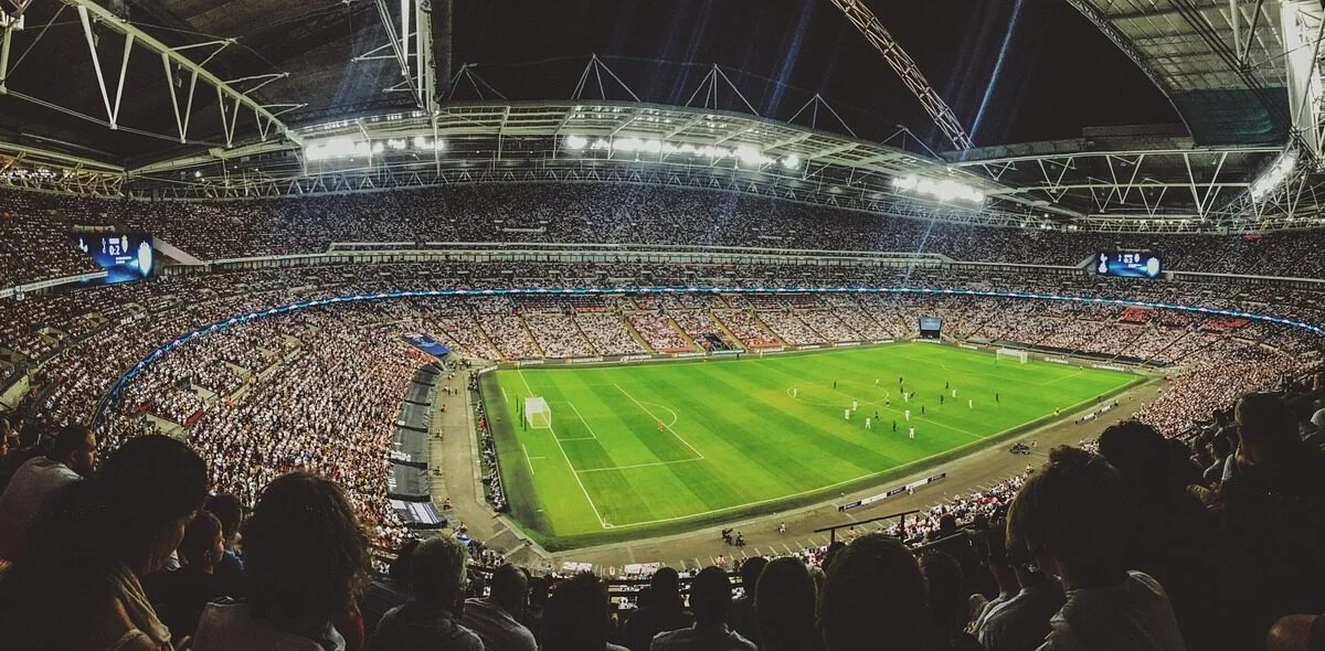 MKM Stadium under floodlights before a Premier League match