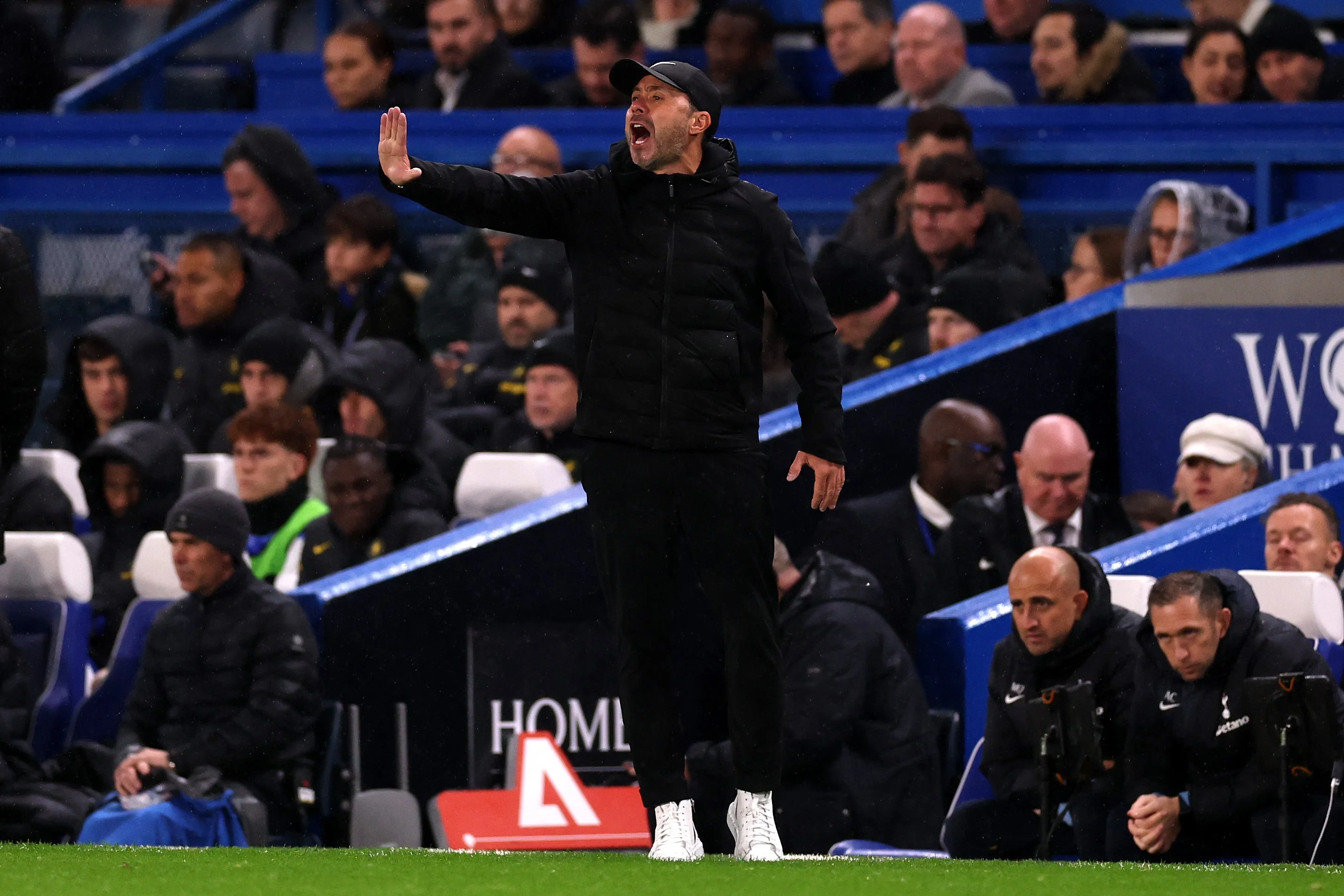 Roberto De Zerbi oversaw Tottenham’s first win at Stamford Bridge in eight years