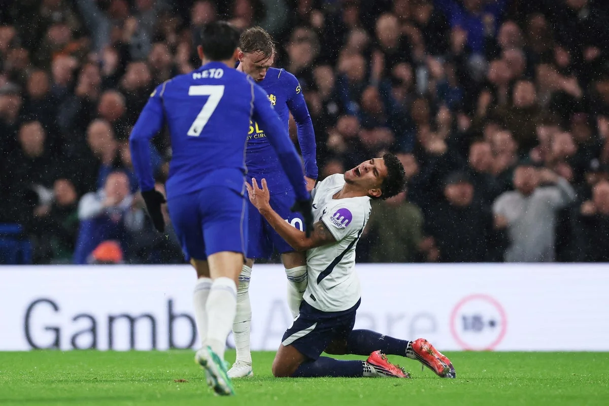 Cole Palmer’s moment of madness lights the fuse as Chelsea implode in derby defeat by Tottenham