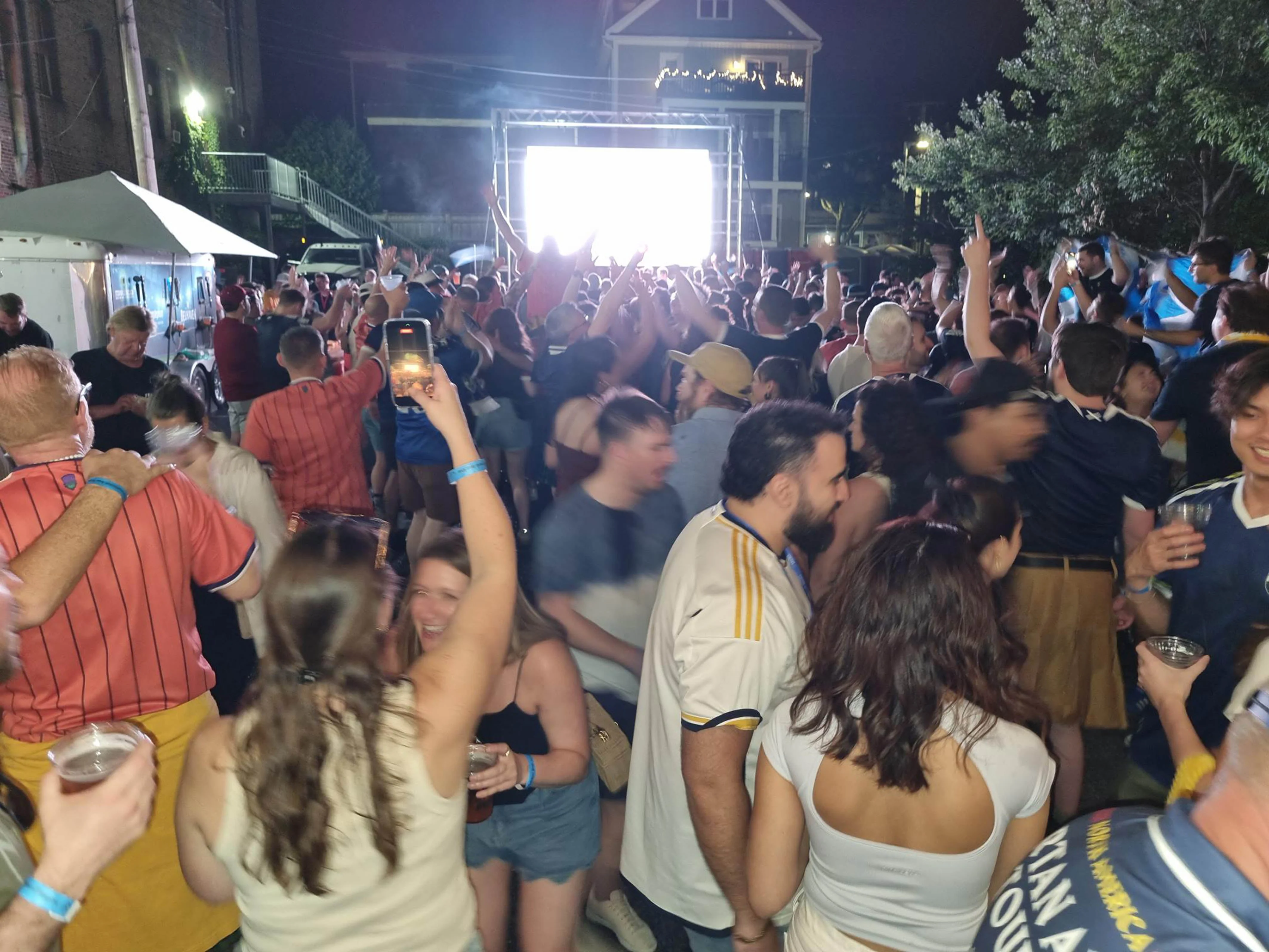 Scotland fans descended on Boston's only Scottish pub