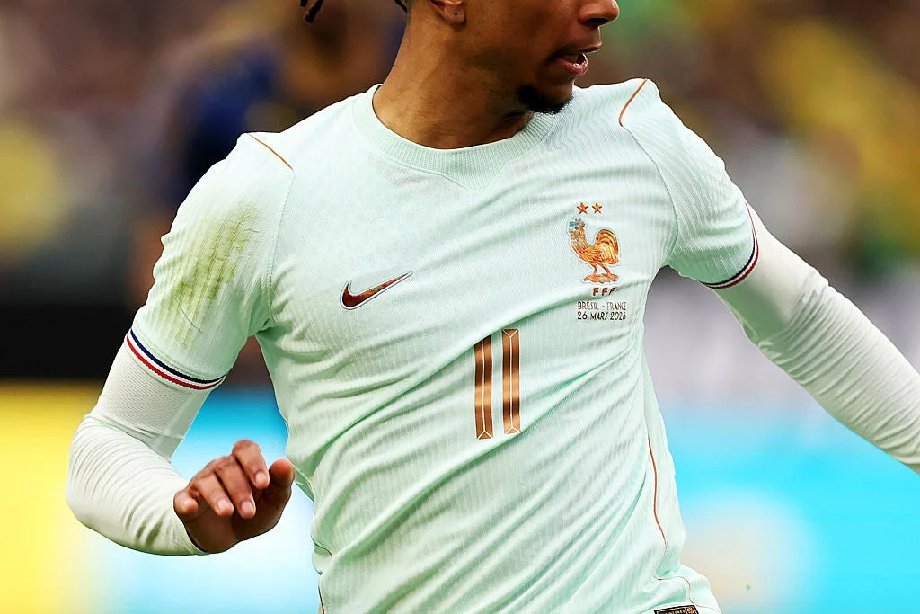 France's away kit is a tribute to a historic transatlantic gift: the Statue of Liberty