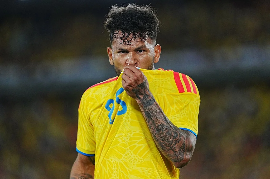 Look closely at Colombia's typically vibrant yellow jersey and you'll notice a burst of butterfly patterns