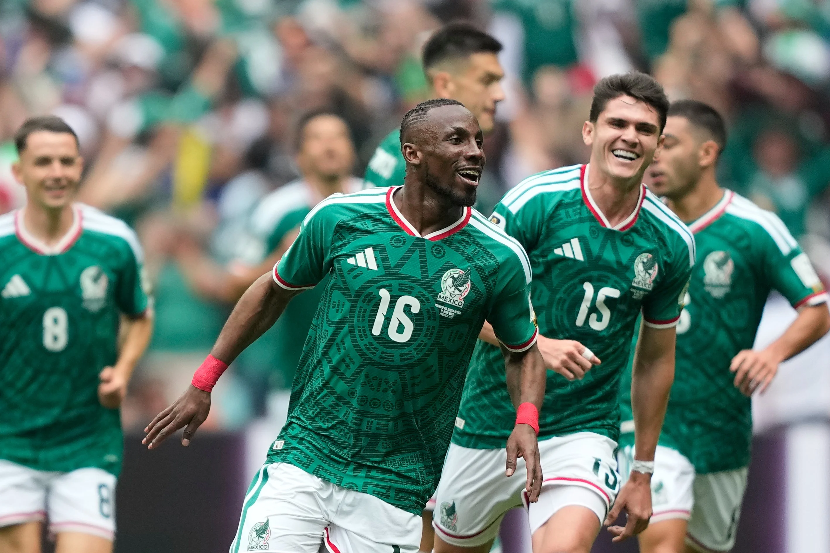 Mexico's home jersey brings back the Aztec calendar design