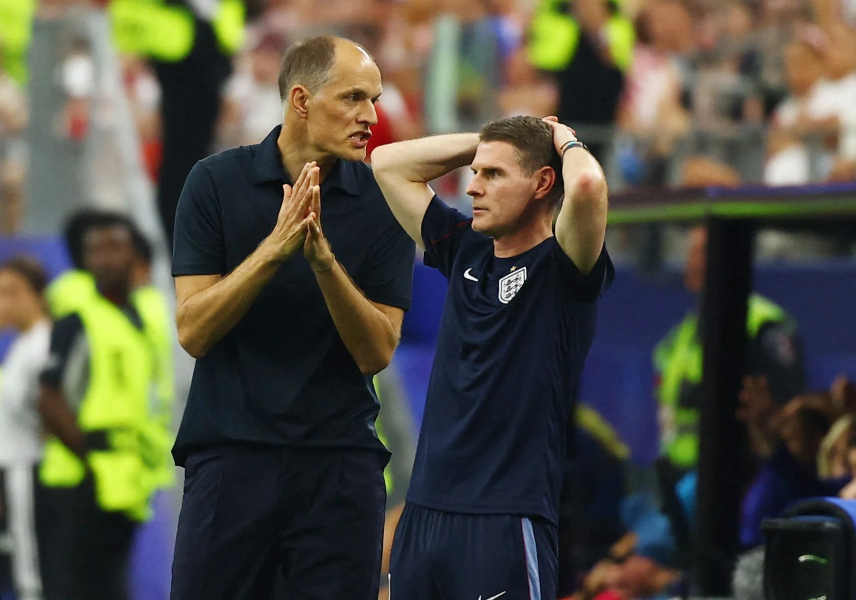 England assistant Anthony Barry critical of first-half display against Croatia in punchy ITV interview
